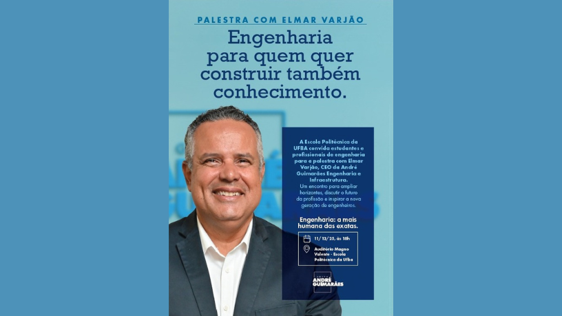 Elmar Juan Passos Varjão Bomfim destaca que a liderança técnica inspira, orienta e fortalece times preparados para superar desafios complexos na engenharia.